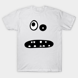 Crazy cute face illustration T-Shirt